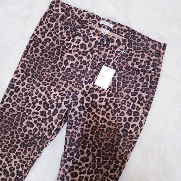 Good Waist Ankle Skinny Jeans Cheetah sz 16 - Picture 4 of 7